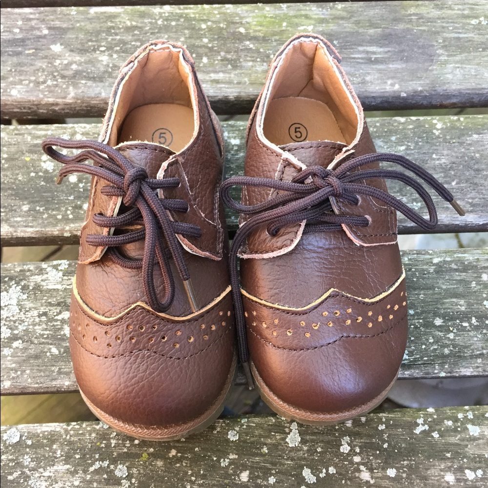 Lune leather Oxford shoes